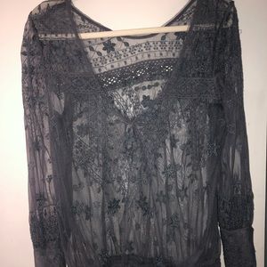 Lace Free People Blouse